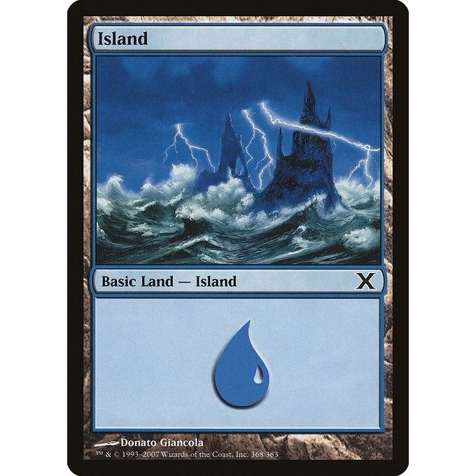 Image for Island (368) (368) (10E) - Magic: The Gathering