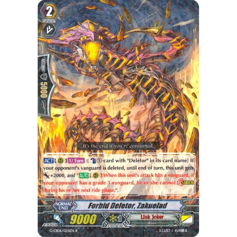 Image for Forbid Deletor, Zakuelad (G-CB06/025EN) (G-CB06) - Cardfight Vanguard