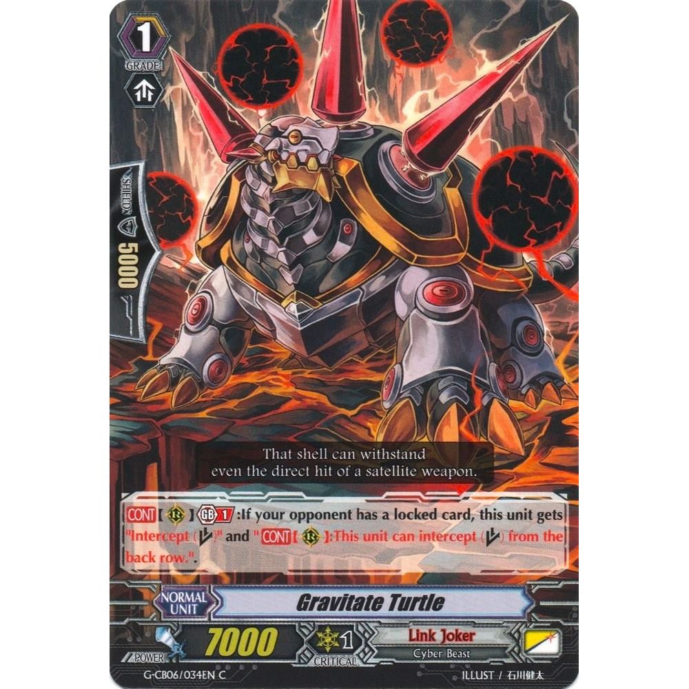 Image for Gravitate Turtle (G-CB06/034EN) (G-CB06) - Cardfight Vanguard