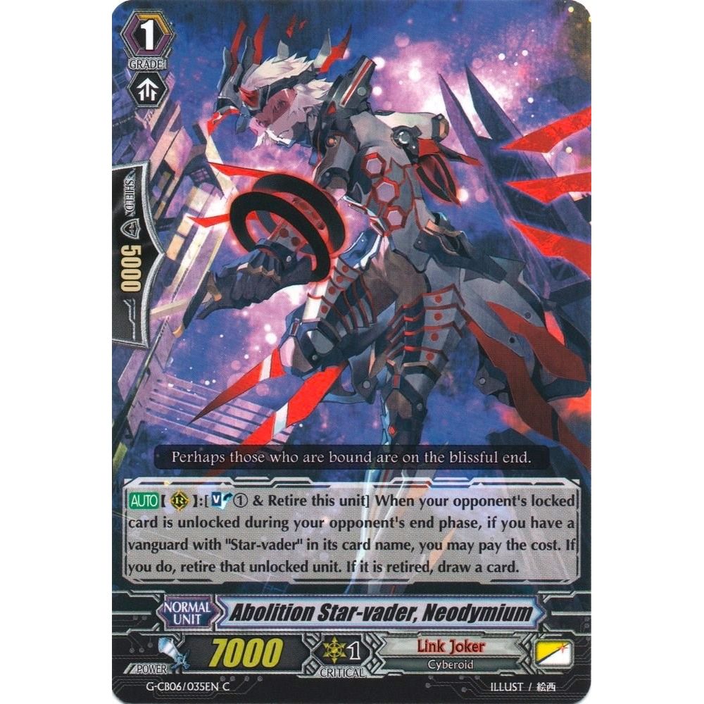 Image for Abolition Star-vader, Neodymium (G-CB06/035EN) (G-CB06) - Cardfight Vanguard