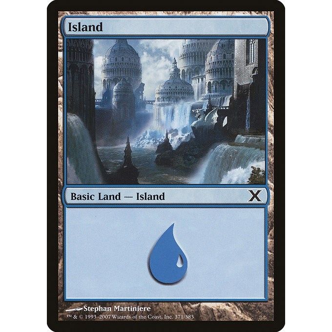Image for Island (371) (371) (10E) - Magic: The Gathering