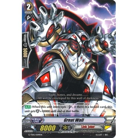 Image for Great Wall (G-TD15/009EN) (G-TD15) - Cardfight Vanguard