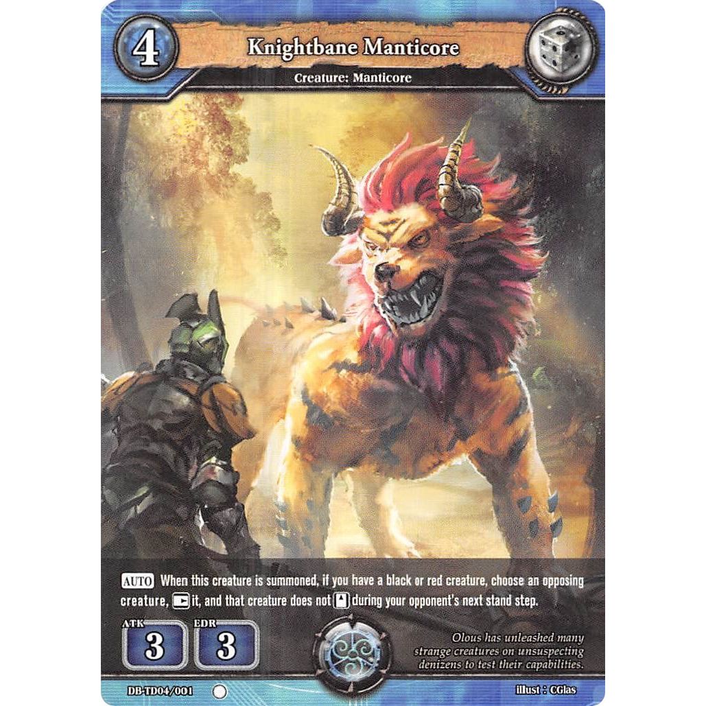 Image for Knightbane Manticore (DB-TD04/001) (TD04) - Dragoborne