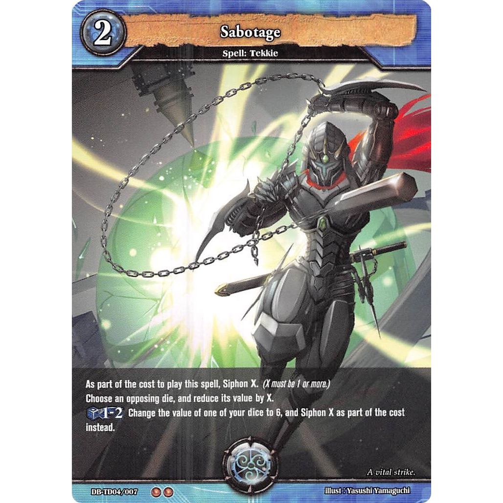 Image for Sabotage (DB-TD04/007) (TD04) - Dragoborne