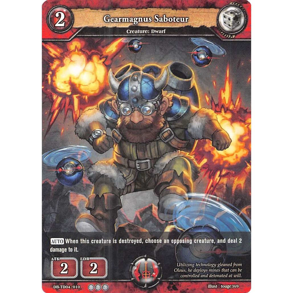 Image for Gearmagnus Sabateur (DB-TD04/010) (TD04) - Dragoborne