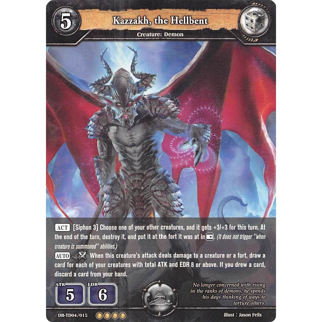 Image for Kazzakh, the Hellbent (DB-TD04/015) (TD04) - Dragoborne