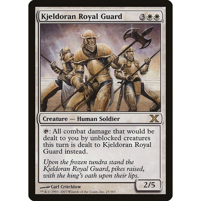 Image for Kjeldoran Royal Guard (25) (10E) - Magic: The Gathering