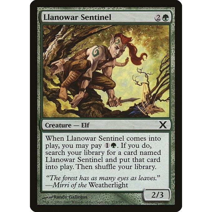 Image for Llanowar Sentinel (275) (10E) - Magic: The Gathering