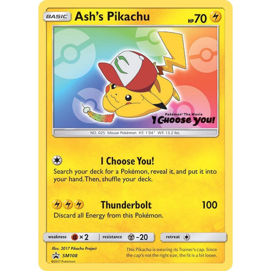 Ash's Pikachu - SM108 (SM108) (SMP)