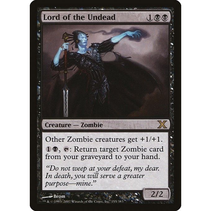 Image for Lord of the Undead (155) (10E) - Magic: The Gathering