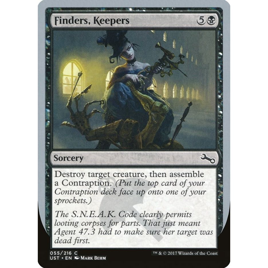 Image for Finders, Keepers (55) (UST) - Magic: The Gathering