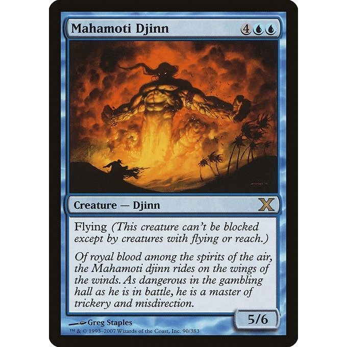 Image for Mahamoti Djinn (90) (10E) - Magic: The Gathering