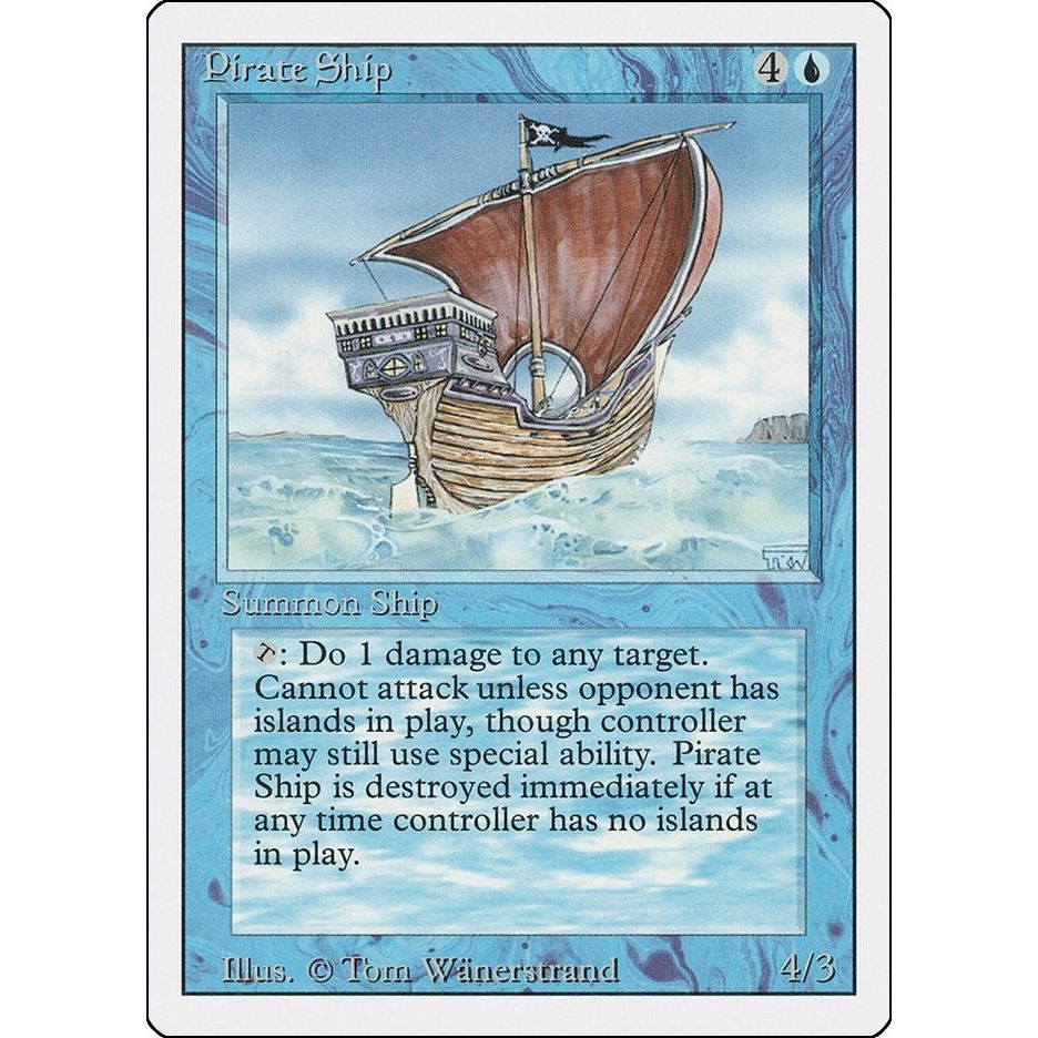 Image for Pirate Ship (3ED) - Magic: The Gathering