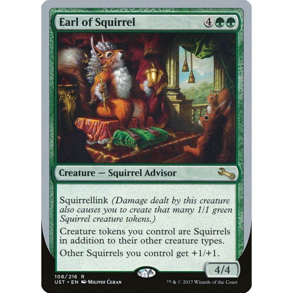 Image for Earl of Squirrel (108) (UST) - Magic: The Gathering