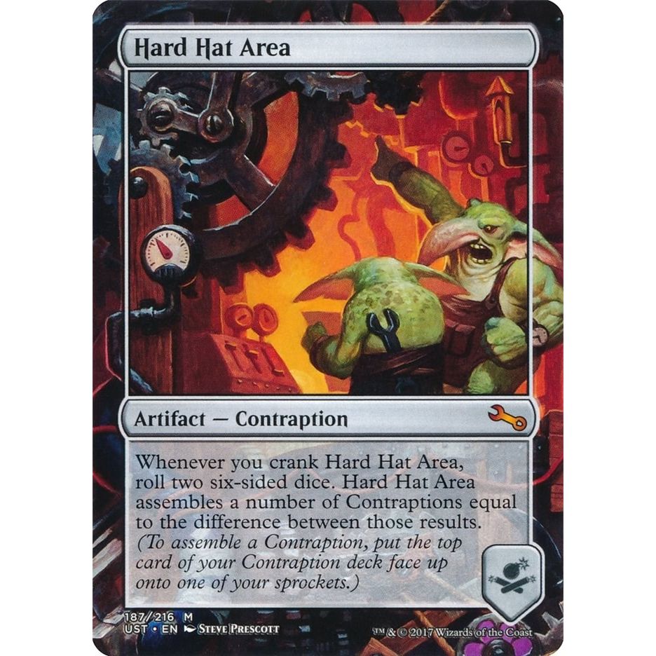 Image for Hard Hat Area (187) (UST) - Magic: The Gathering