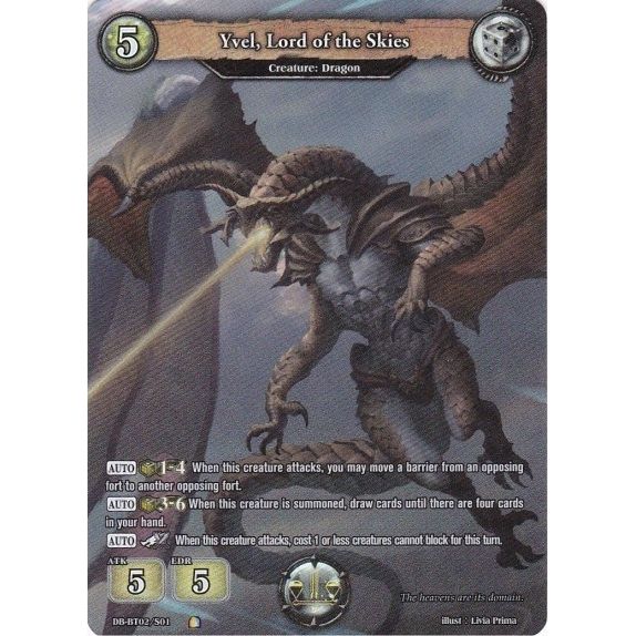 Image for Yvel, Lord of the Skies (Secret Rare) (DB-BT02/S01) (BP02) - Dragoborne
