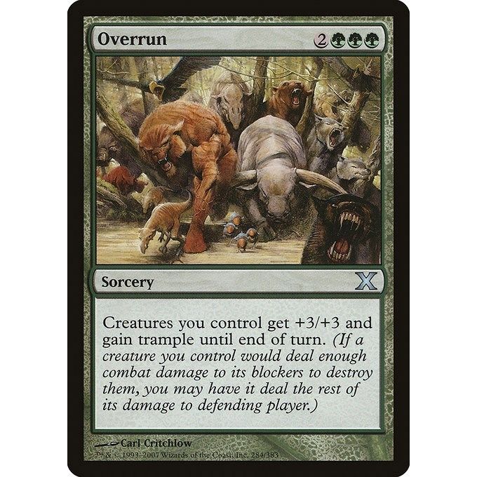 Image for Overrun (284) (10E) - Magic: The Gathering