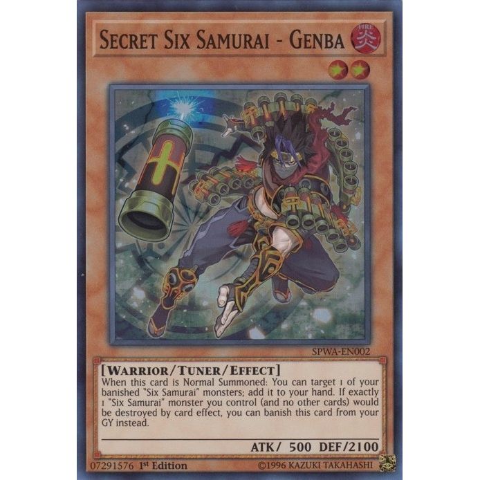 Image for Secret Six Samurai - Genba (SPWA-EN002) (SPWA) - YuGiOh