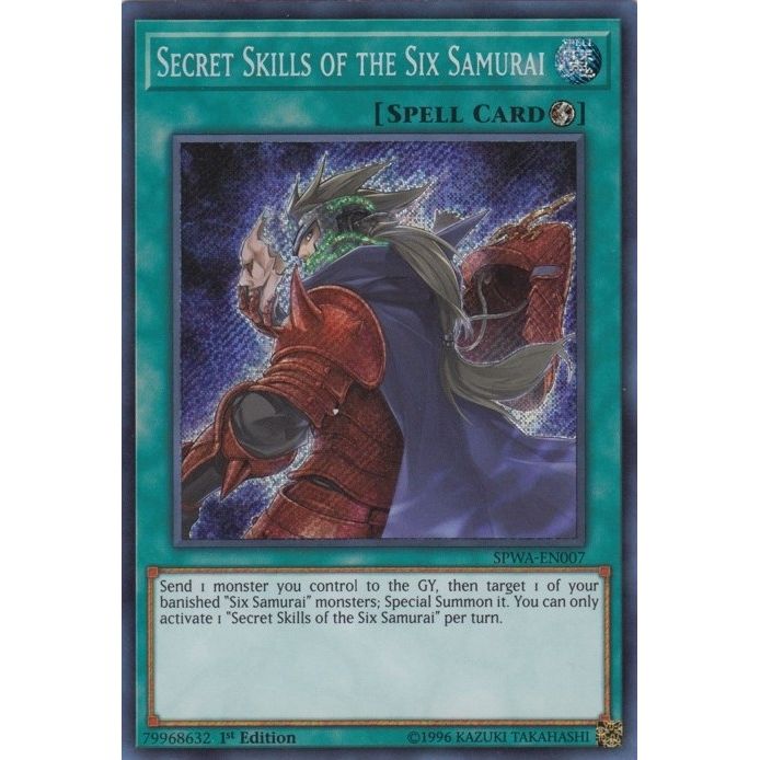 Image for Secret Skills of the Six Samurai (SPWA-EN007) (SPWA) - YuGiOh