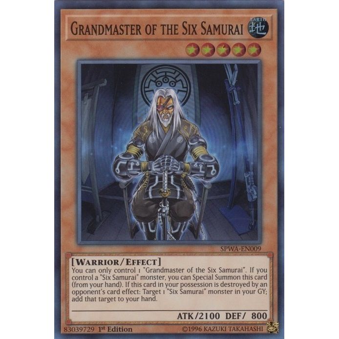 Image for Grandmaster of the Six Samurai (SPWA-EN009) (SPWA) - YuGiOh