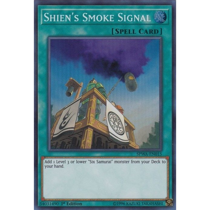 Image for Shien's Smoke Signal (SPWA-EN015) (SPWA) - YuGiOh