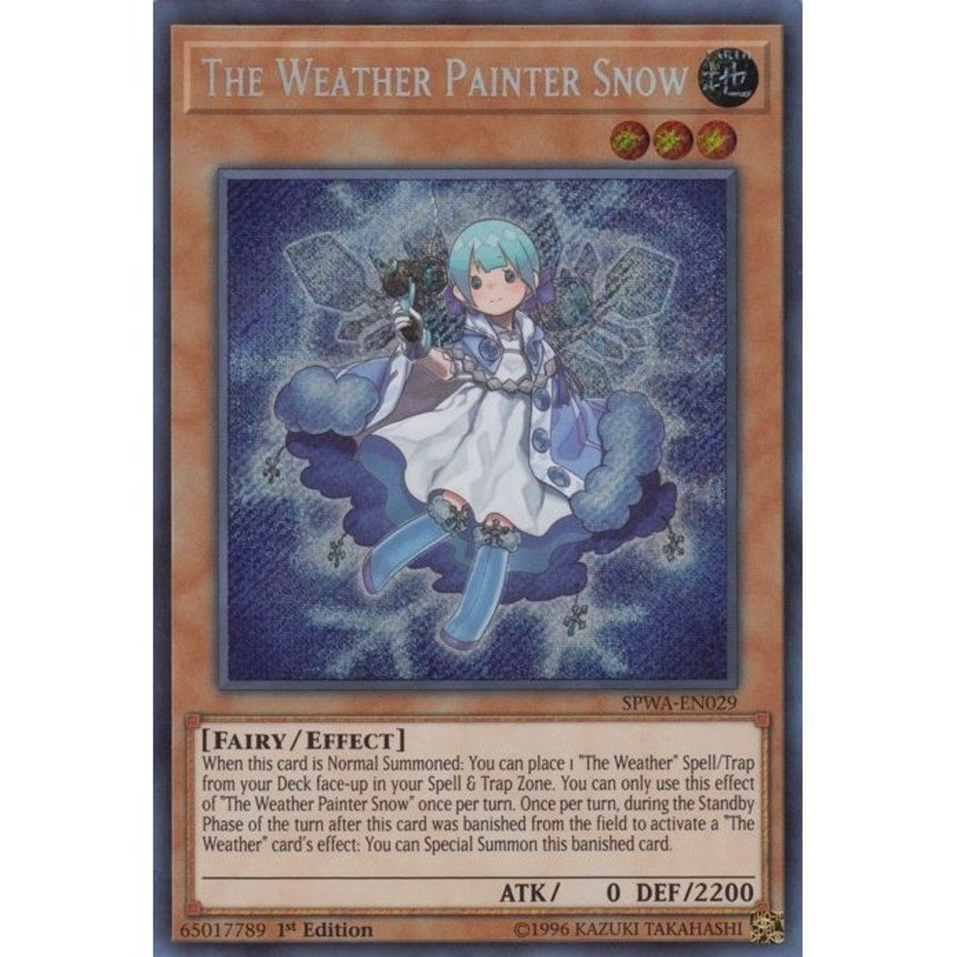 Image for The Weather Painter Snow (SPWA-EN029) (SPWA) - YuGiOh