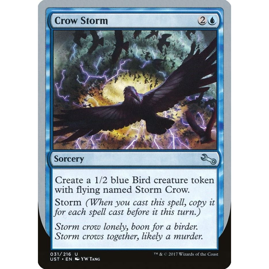 Image for Crow Storm (31) (UST) - Magic: The Gathering
