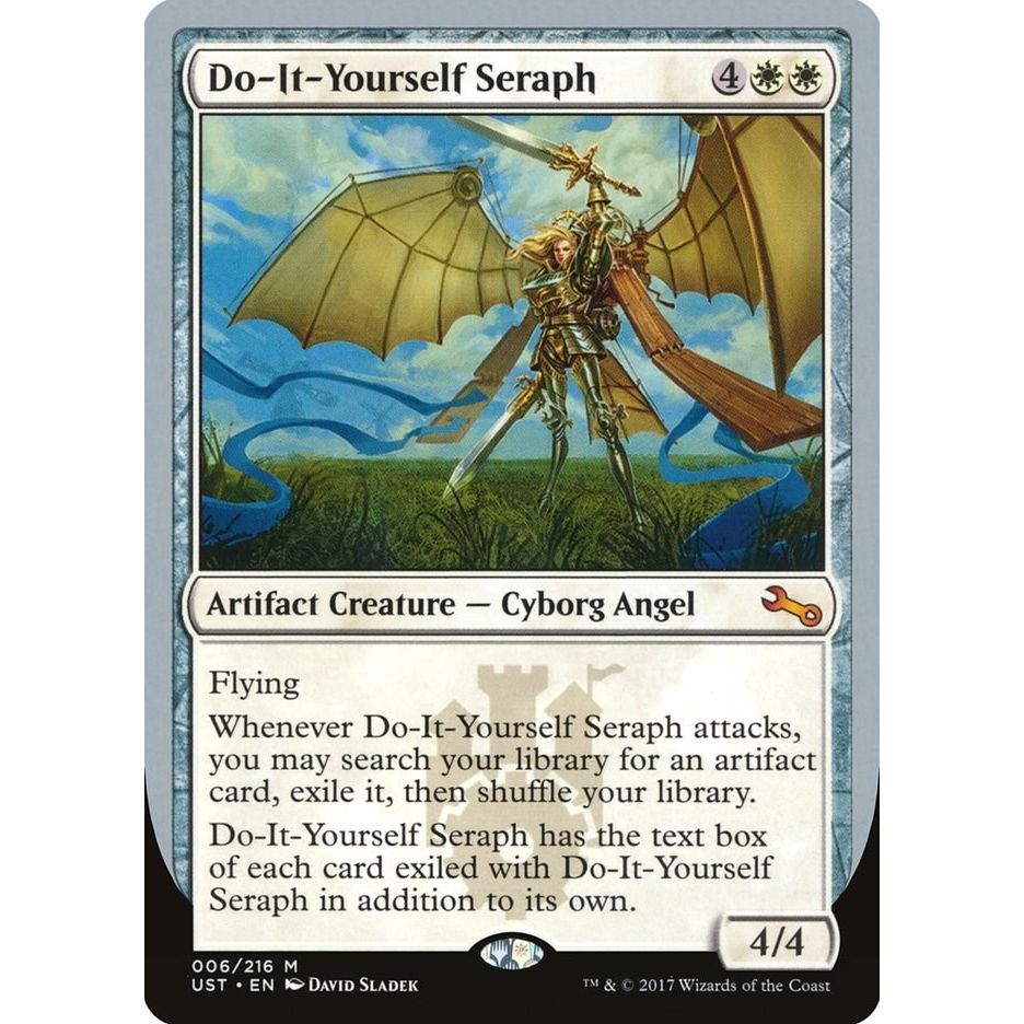 Image for Do-It-Yourself Seraph (6) (UST) - Magic: The Gathering