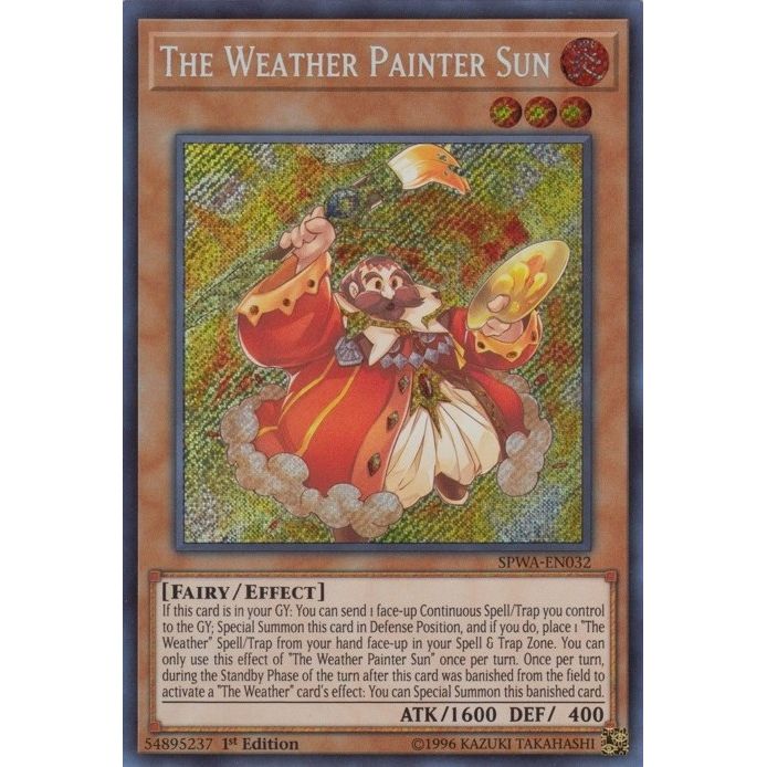 Image for The Weather Painter Sun (SPWA-EN032) (SPWA) - YuGiOh