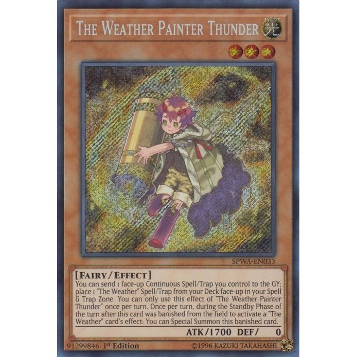 Image for The Weather Painter Thunder (SPWA-EN033) (SPWA) - YuGiOh