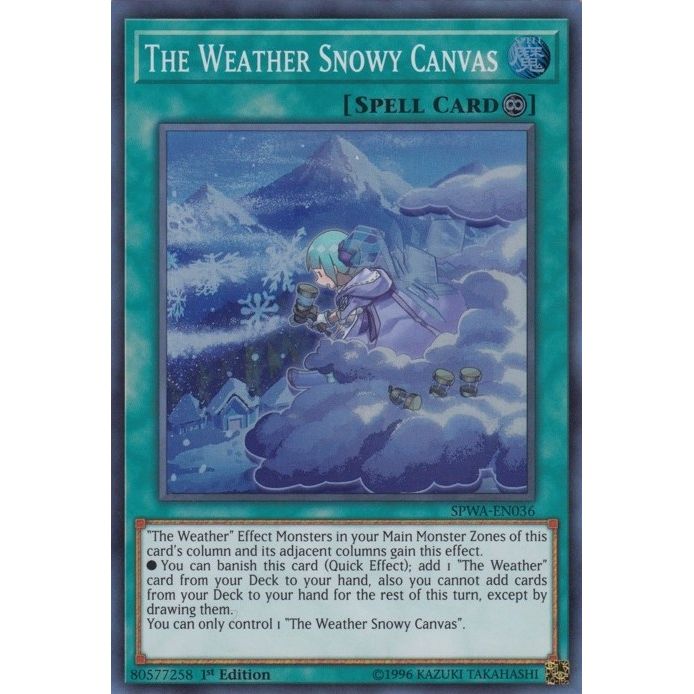 Image for The Weather Snowy Canvas (SPWA-EN036) (SPWA) - YuGiOh