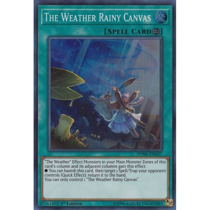 Image for The Weather Rainy Canvas (SPWA-EN037) (SPWA) - YuGiOh