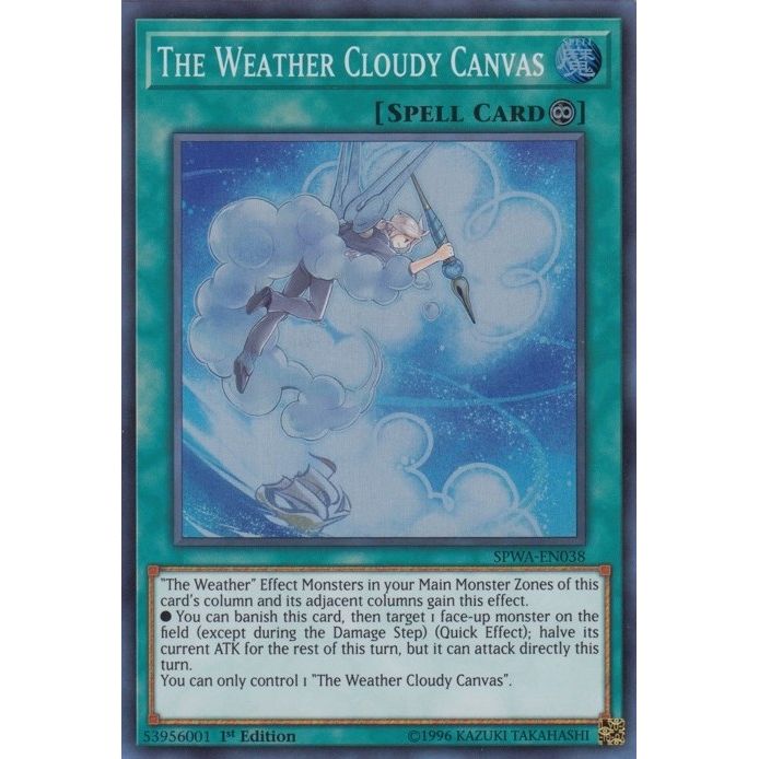 Image for The Weather Cloudy Canvas (SPWA-EN038) (SPWA) - YuGiOh