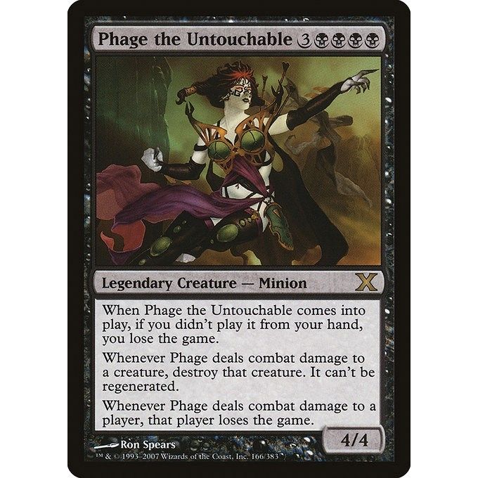 Image for Phage the Untouchable (166) (10E) - Magic: The Gathering