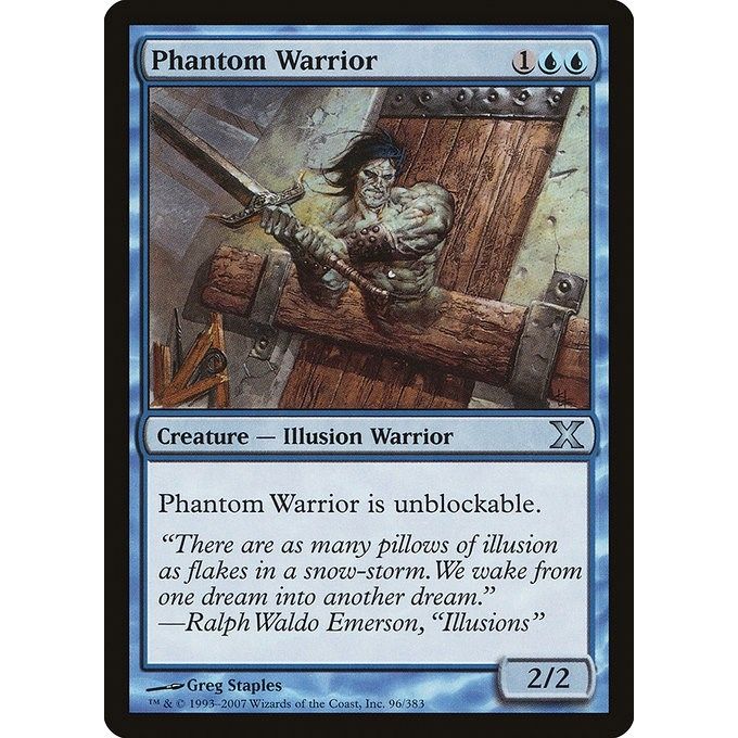 Image for Phantom Warrior (96) (10E) - Magic: The Gathering