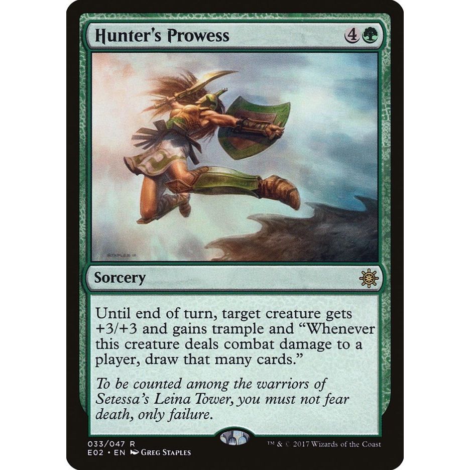 Image for Hunter's Prowess (33) (E02) - Magic: The Gathering