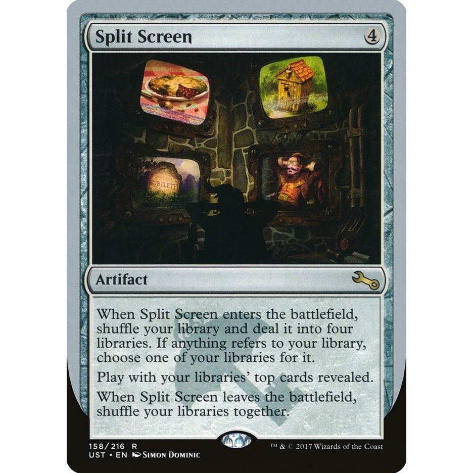 Image for Split Screen (158) (UST) - Magic: The Gathering