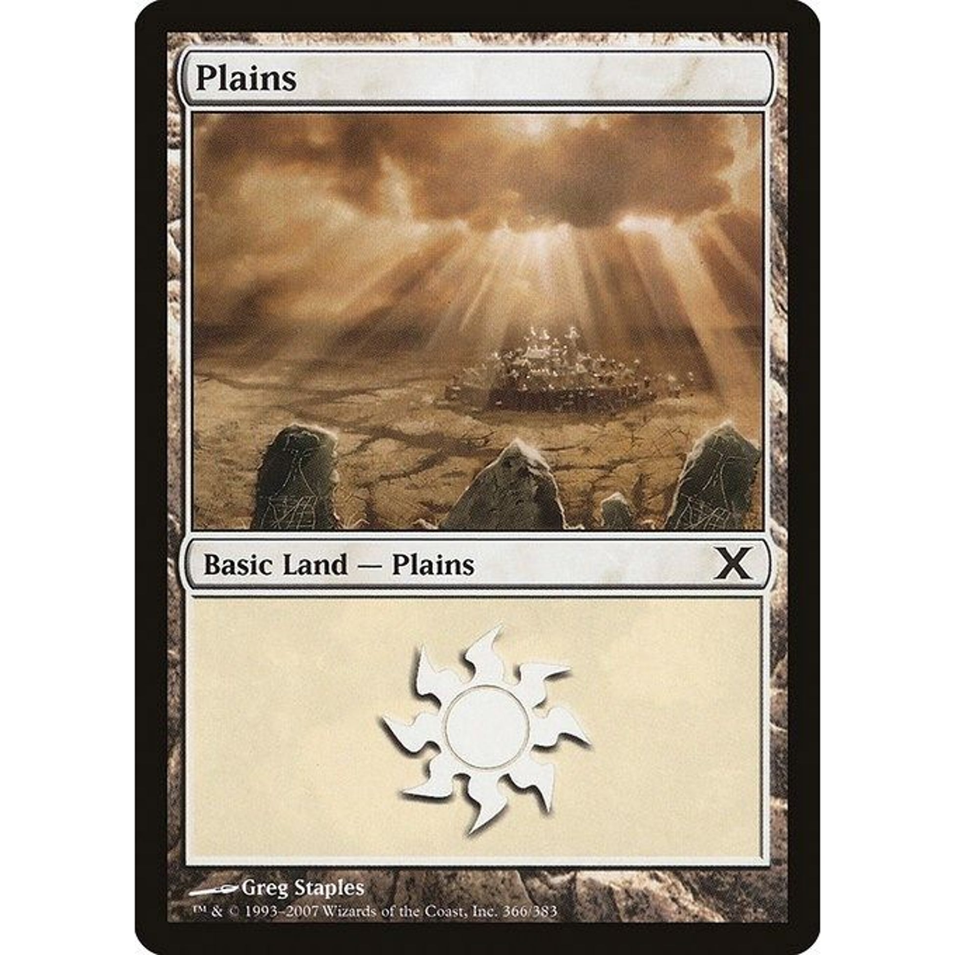 Image for Plains (366) (366) (10E) - Magic: The Gathering