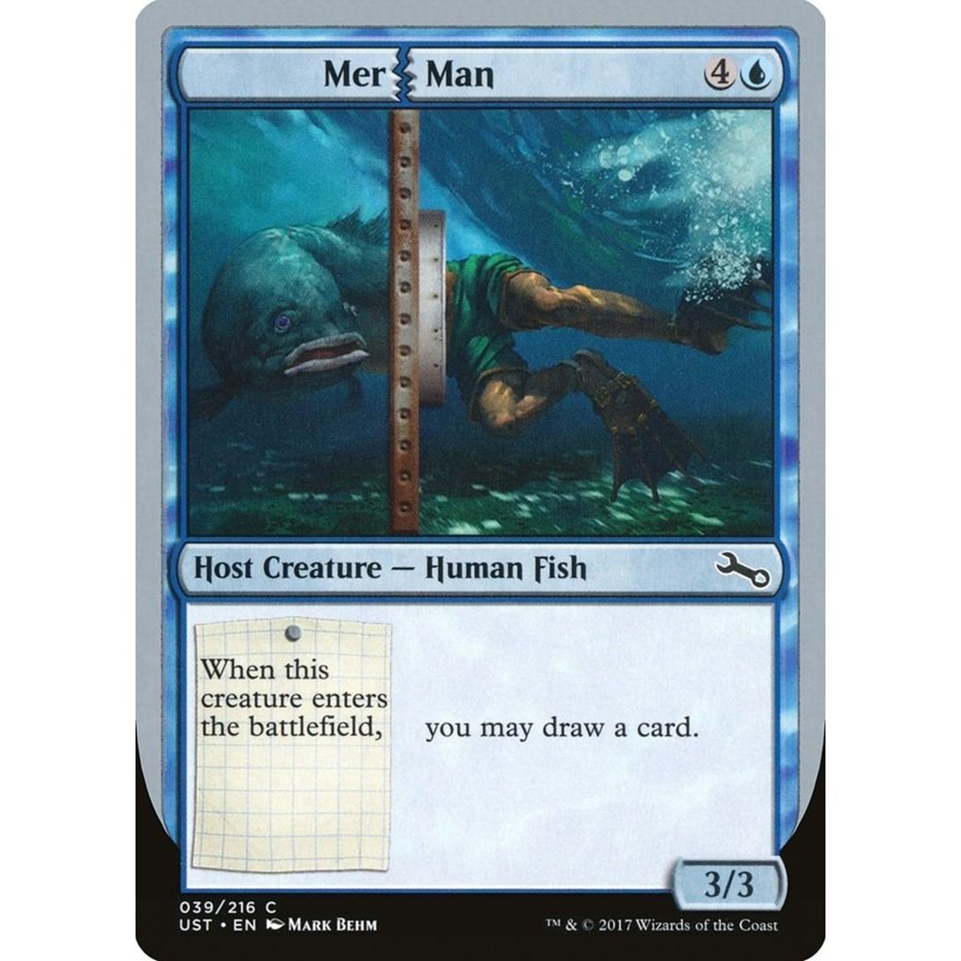 Image for Mer Man (39) (UST) - Magic: The Gathering