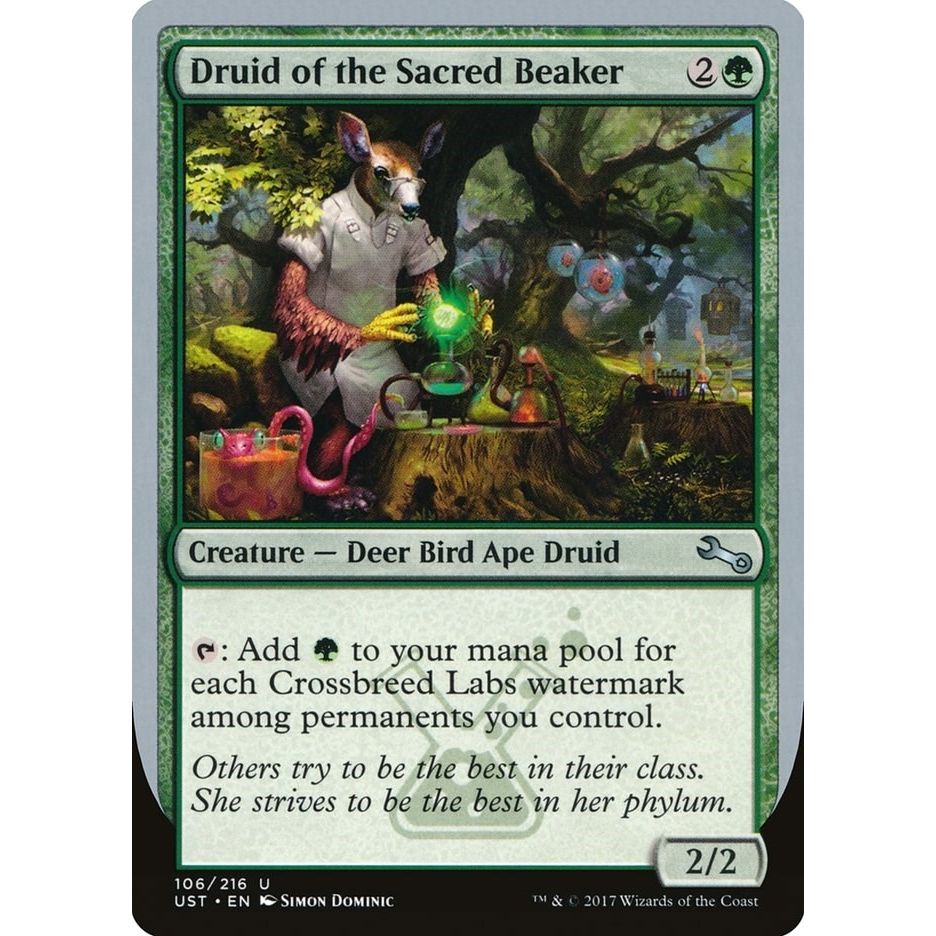 Image for Druid of the Sacred Beaker (106) (UST) - Magic: The Gathering