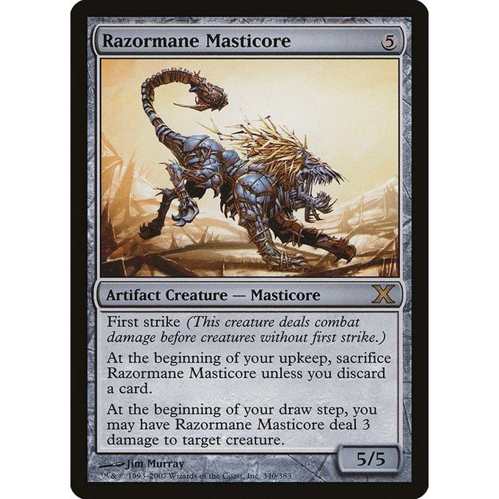 Image for Razormane Masticore (340) (10E) - Magic: The Gathering