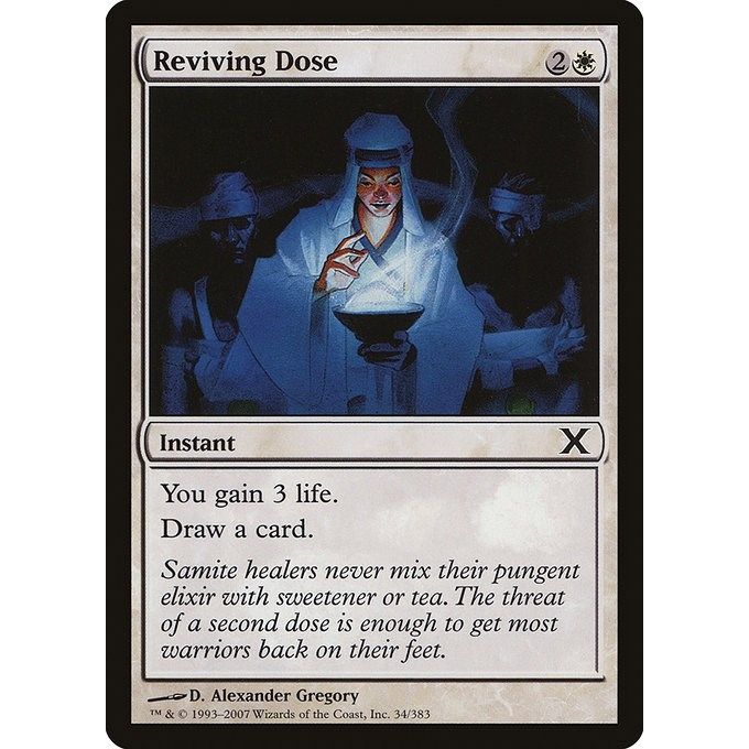 Image for Reviving Dose (34) (10E) - Magic: The Gathering
