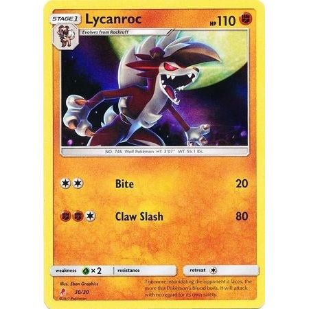 Image for Lycanroc (#30 Holofoil) (30/30) (SMK1) - Pokemon