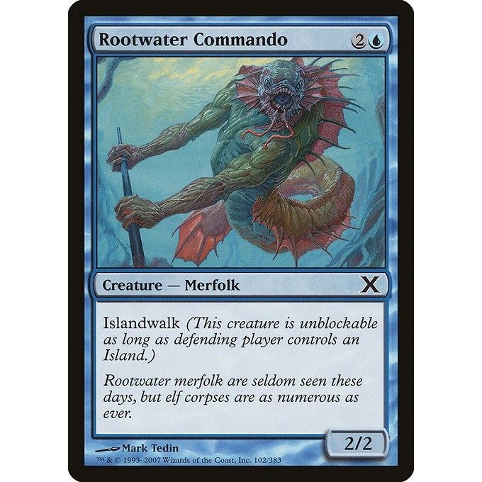 Image for Rootwater Commando (102) (10E) - Magic: The Gathering