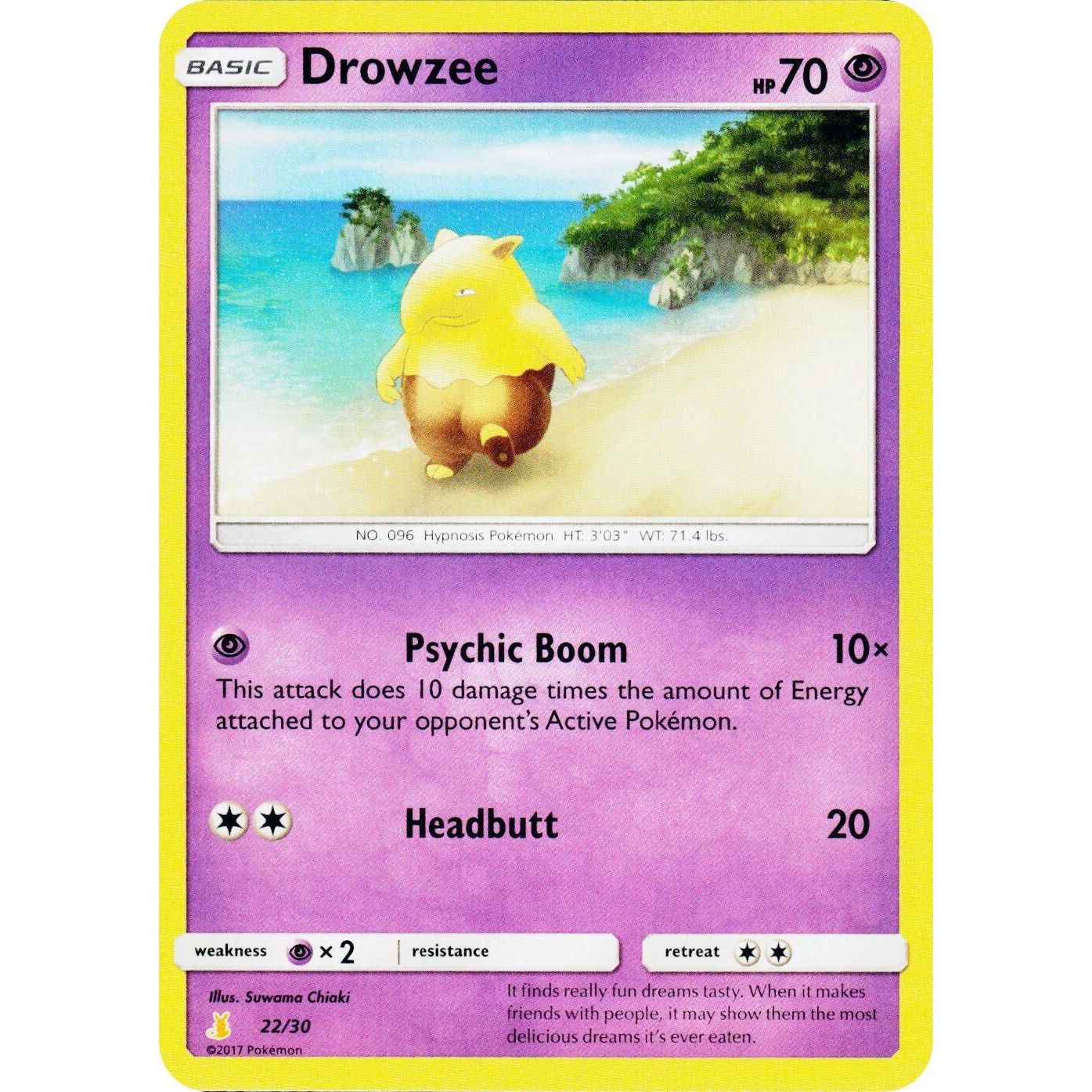 Image for Drowzee (22/30) (SMK1) - Pokemon