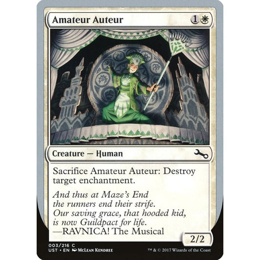 Image for Amateur Auteur (A) (3) (UST) - Magic: The Gathering