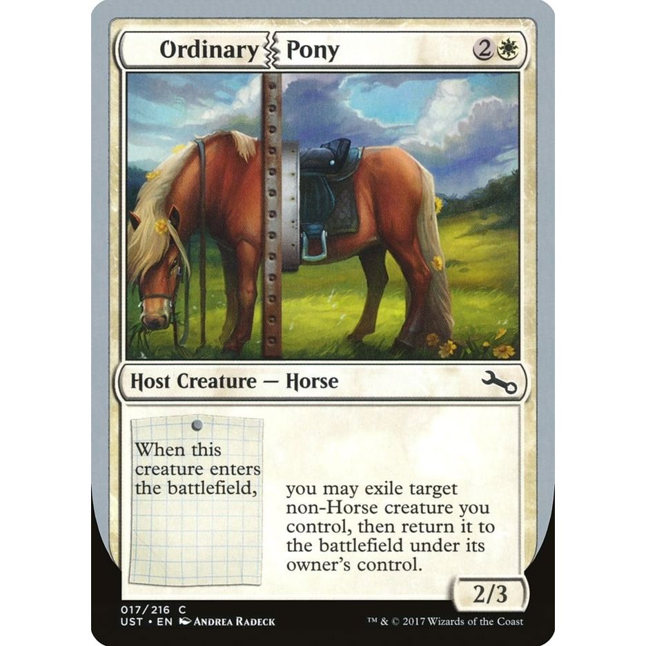 Image for Ordinary Pony (17) (UST) - Magic: The Gathering