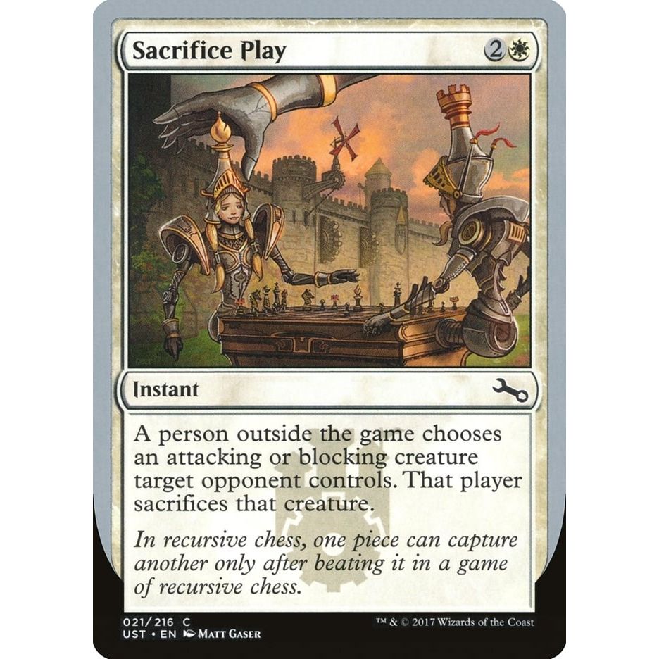 Image for Sacrifice Play (21) (UST) - Magic: The Gathering