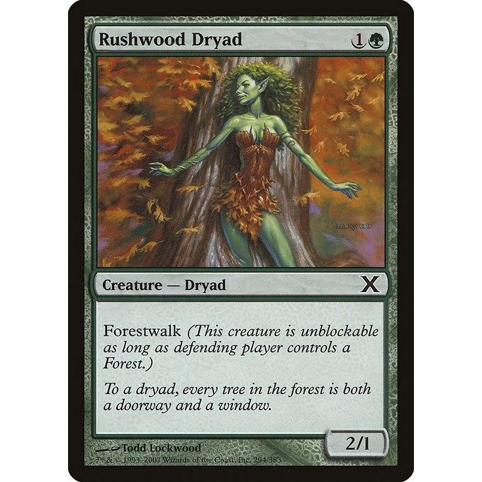 Image for Rushwood Dryad (294) (10E) - Magic: The Gathering