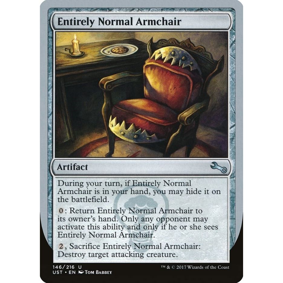 Image for Entirely Normal Armchair (146) (UST) - Magic: The Gathering